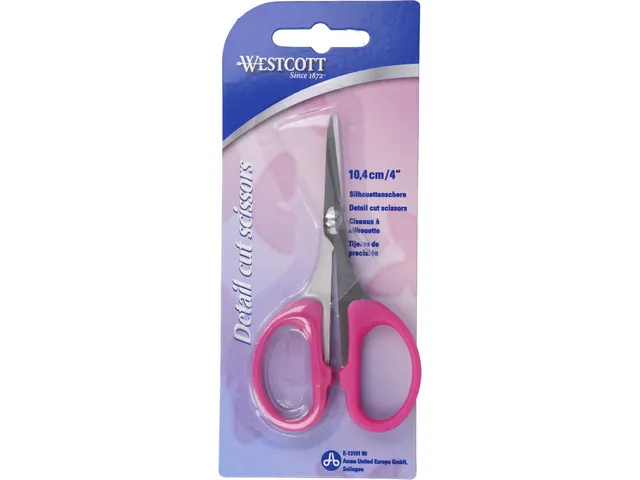 Silhouetschaar Westcott 10cm RVS kunststof grip