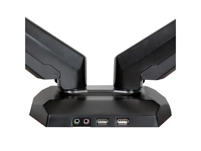 Bras 2 écrans avec ports USB 12-30 inch