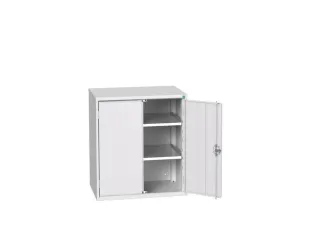 universele kast,HxBxD 900x800x550mm,2xStalen bodem,draaigrendelslot - 1
