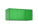 opzetkast,v. locker,3vak.,vak B 400mm,HxBxD 500x1200x500mm