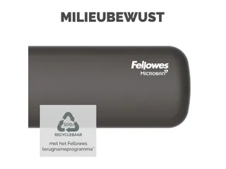 Polssteun Fellowes Breyta compact zwart 6x32cm - 15