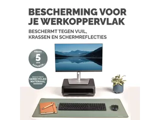 Bureau-onderlegger Fellowes Breyta saliegroen 80x40cm - 11