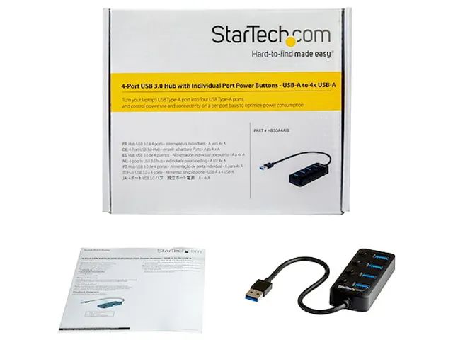 4 Port USB 3.0 Hub - USB-A naar 4x USB 3.0 Type-A
