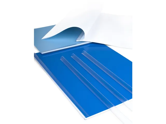 Pavo Slide binders Rond Klemrug voor A4 3 mm Transparant 25 stuks