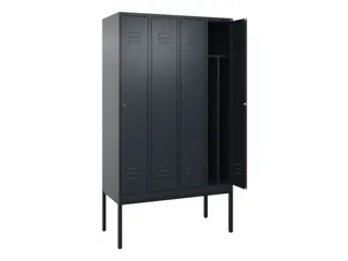locker voor scheiding van kleding,HxBxD 2120x1200x500mm,4vak - 2