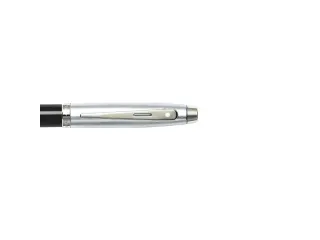 Balpen SHEAFFER 100 E9313 Glossy black barrel brushed chrome cap nicke - 5