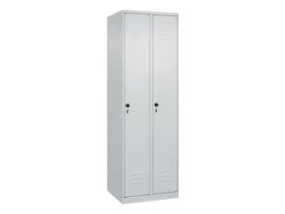 locker,HxBxD 1850x600x500mm,2vak,vak B 300mm,draaigrendel - 1