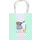 Tas met handvat Folia kraftpapier 115gr 18x21x8cm wit set à 3 dessins