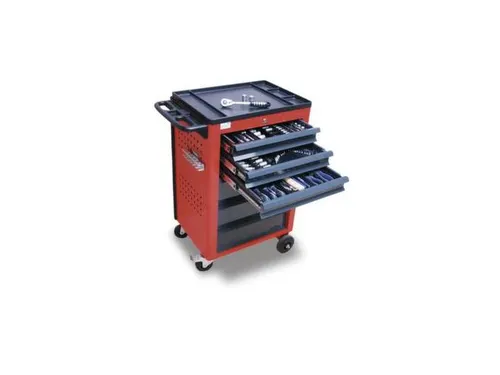 Gereedschapswagen Met Gereedschapsassortiment 950x610x450mm 3 Laden