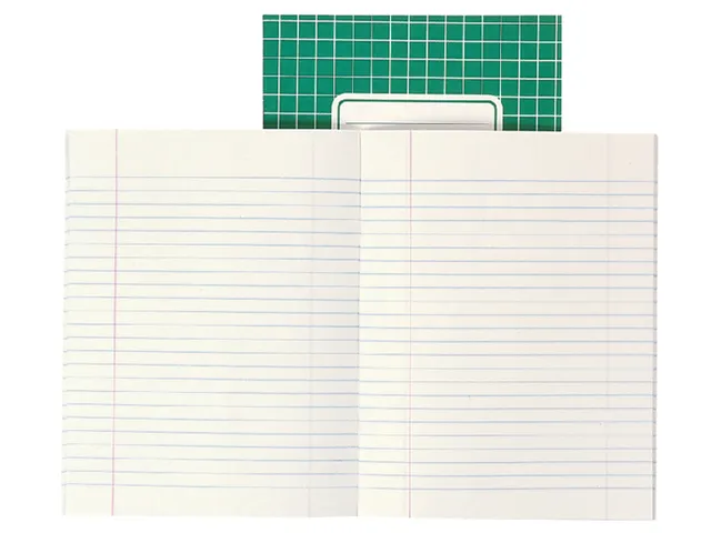 Schrift Qbasic 210x165mm lijn 80blz 70gr assorti