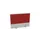 opzetpaneel,v. bureau,aanbouw achter,B 800mm,MP-lichtgrijs,BN4011-rood