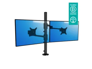Monitorarm ViewLite 143 2 Schermen Zwart - 1