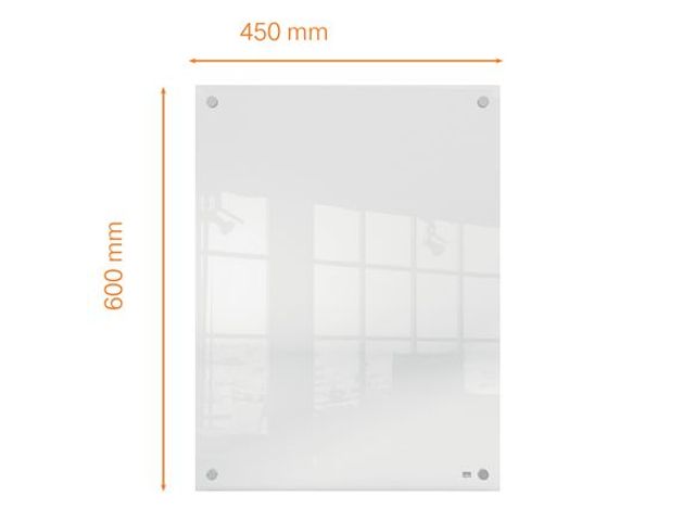 Nobo Transparent Acrylic Mini Whiteboard Wall Mounted 600x450mm