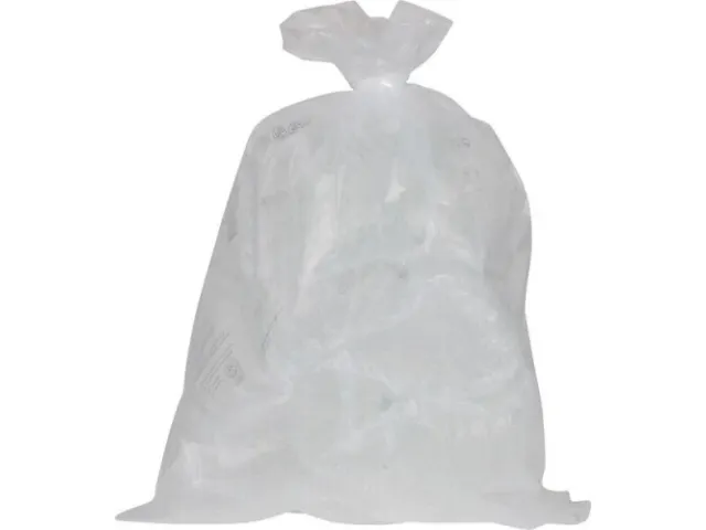 Puinzakken 100 stuks Transparant 60x80cm