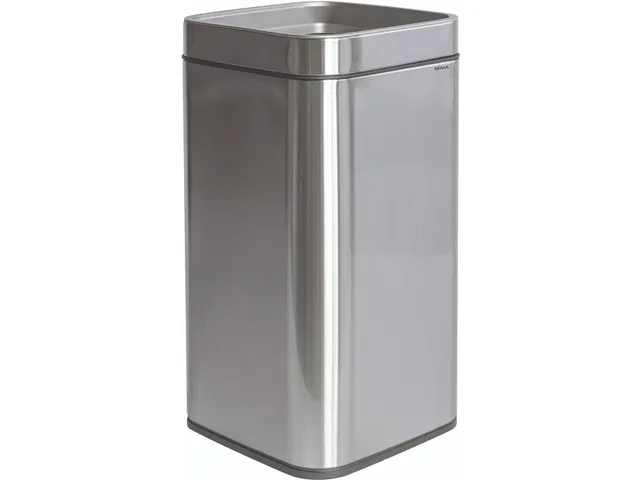 Afvalbak MAUL Prime 25 liter met inwerpopening rvs