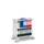ordnerwagen,draagverm. 150kg,3etage(s),laadvl. LxB 728x315mm,RAL7001