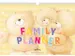 Familiekalender 2027 Forever Friends A4 internationaal
