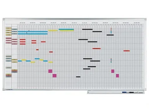 Professional Jaarplanner 75x150 cm 50 personen