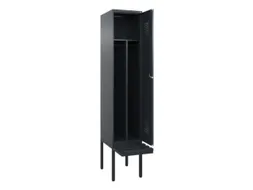 locker met bank,voor scheiding van kleding,HxBxD 2120x400x815mm,1vak