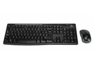 OUTLET Logitech Draadloos Toetsenbord MK270 AZERTY + Compacte muis Zwa - 1