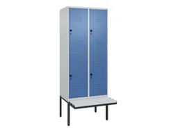 Dubbeldekse dekenkist,HxBxD 2120x800x815mm,2x2vak.,vak B 400mm