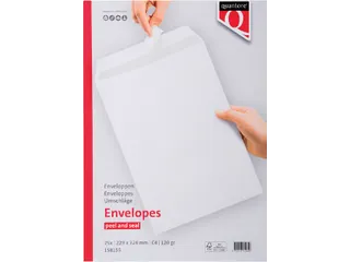 Envelop Quantore Akte C4 229x324mm 120gr Wit zelfklevend - 2