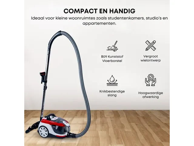 Vcckc800Rc Tornado Stofzuiger 800W 1.8L dust container 5m snoer