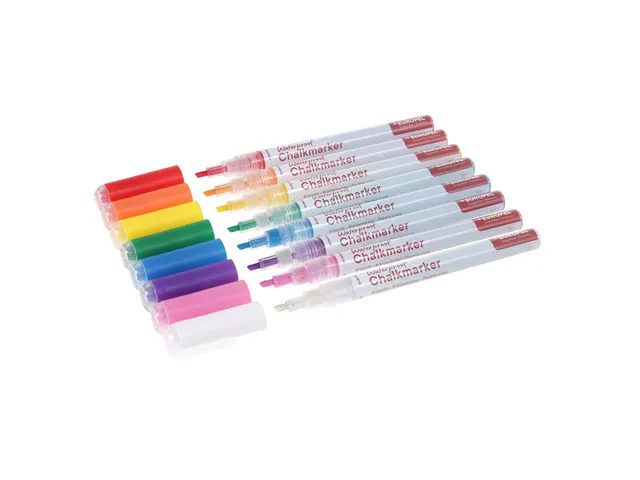Krijtstift Europel watervast 1-3mm assorti etui 8 stuks