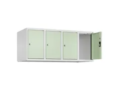 opzetkast,v. locker,4vak.,vak B 300mm,HxBxD 500x1200x500mm