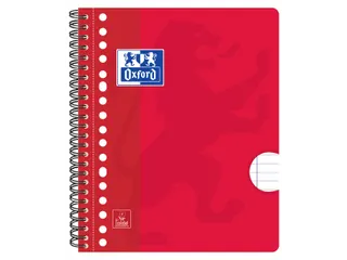 Collegeblok Oxford School A5+ 17-gaats 80vel assorti - 9