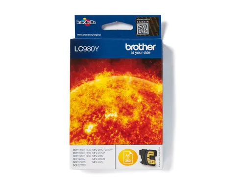 Inktcartridge Brother LC-980Y geel