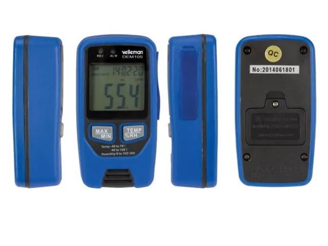 Datalogger Voor Temperatuur En Vochtigheidsgraad Met Usb-Uitgang