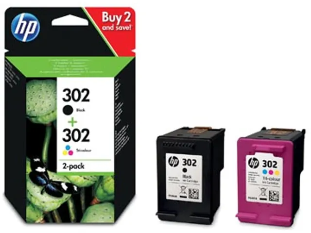 Hp Inktcartridge 302, 4 Kleuren, 165 - 190 Pagina's - Oem: X 4 d 37 ae