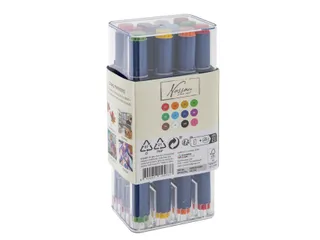 Alcoholmarker Nassau Arts duopunt 12 stuks assorti - 3