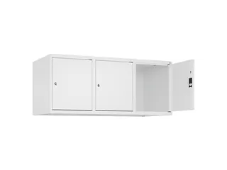 opzetkast,v. locker,3vak.,vak B 400mm,HxBxD 500x1200x500mm,vleugeldeur - 2