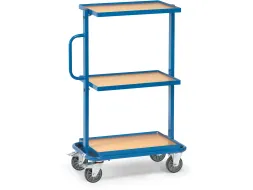 Bijzetwagen 32901 200kg 3 Etages Hout 605x405mm Ral5007