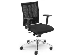 Nowy Styl Bureaustoel Rugleuning met netbekleding Zwart - 1