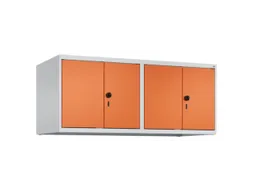 opzetkast,v. locker,4vak.,vak B 300mm,HxBxD 500x1200x500mm,vleugeldeur