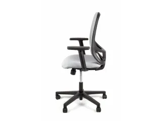 Bureaustoel EN1335 Linea Grace 01 grijs/grijs met 1D armleuning - 5