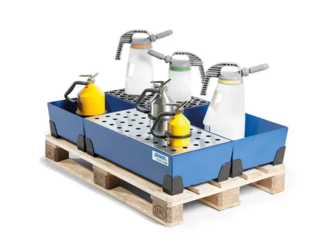 bac de rétention,p. bidons,vol. rétention 20l,HxlxP 200x392x392mm