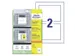Avery Zweckform 8002 Voorbedrukte positioneeretiketten 160x120mm 10 st