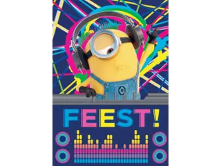 Hallmark Uitnodigingen Minions FEEST! kaart + envelop - 2