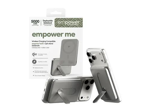 PanzerGlass empower by empower Bank w. Spin Stand | 5000mAh |