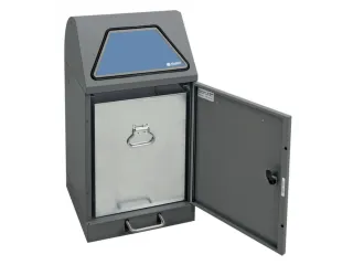 afvalverzamelaar,niet-brandbaar,1x45l,HxBxD 800x400x380mm - 2