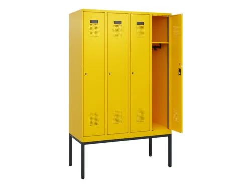 schoollocker,HxBxD 1950x1200x500mm,4vak,vak B 300mm,cil.-slot