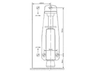 OUTLET Perel Deurstopper met voetbediening Rubberen voet - 2