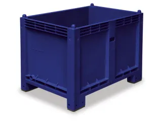 Stapelcontainer Pp Hxbxd 850x1200x800mm 550 Liter 4Poten Blauw - 1