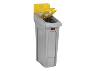 Deksel Rubbermaid Slim Jim Recyclestation inwerpopening voor gemengde - 4