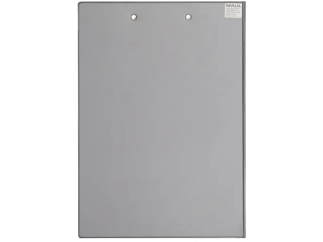 Klembordmap MAUL A4 staand met penlus PVC zilvergrijs
