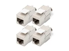 CAT 6A Keystone Module Afgeschermd Gereedschapsloze Aansluiting 4st